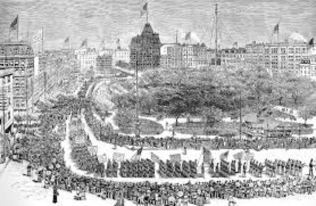 Labor Day Parade in NYC.