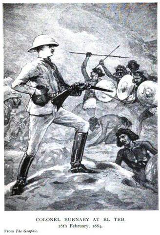 He saw active service in the Suakin campaign and was wounded.