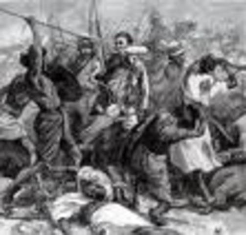 Colonel Frederick Gustavus Burnaby dies in the Battle of Abu Klea