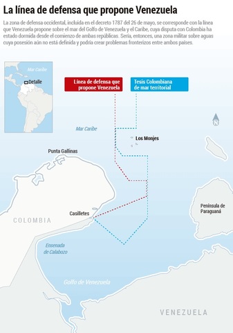 decreto de delimitacion maritima colombia-venezuela