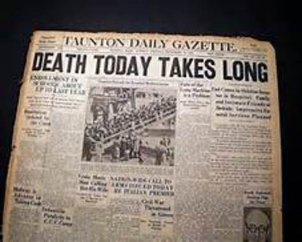 Huey Long assassinated