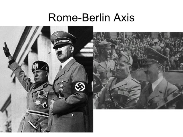 Signing of the Rome-Berlin Axis