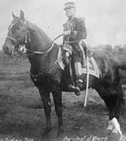 Porfirio Diaz the first dictator of Mexico