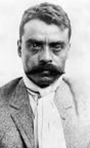 Zapata takes command