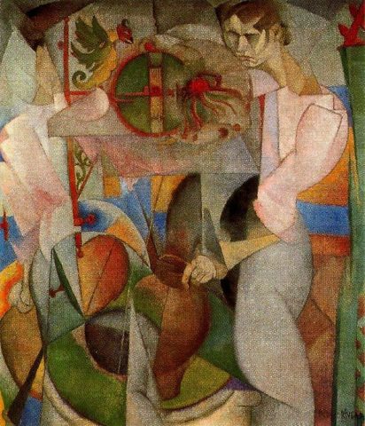 La Mujer del Pozo by Diego Rivera