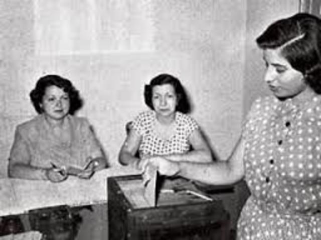 Derecho al voto de la mujer