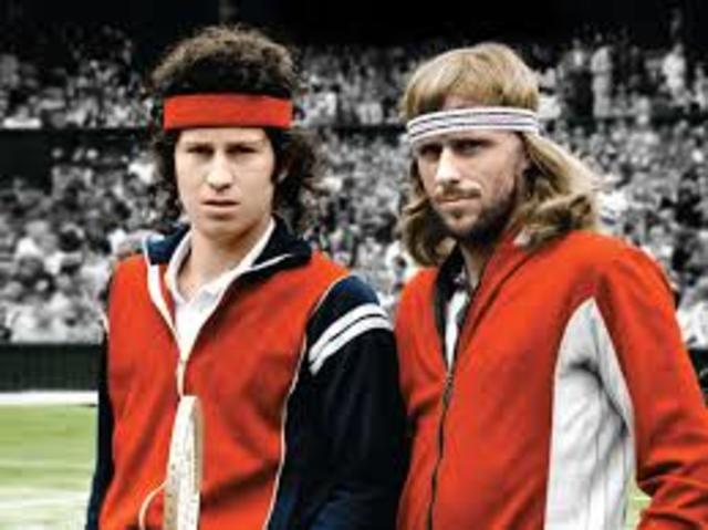 Bjorn Borg and John McEnroe opened the decade with a classic Wimbledon final.