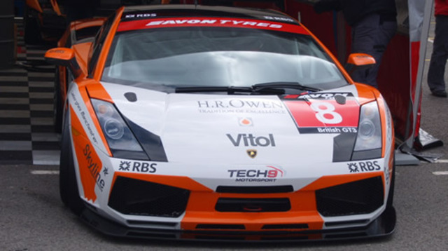First Lamborghini win in British GT