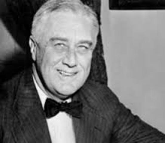President Roosevelt dies