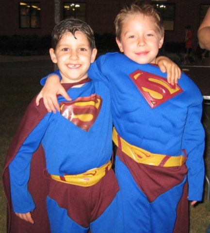 Estaba superman por el dia de los muertos