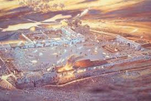 The battle of Alamo end