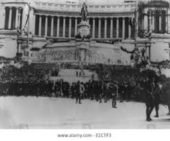 Mussolini Gains Control in Italy