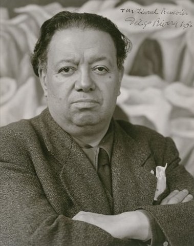 Diego Rivera was elected to adorn the walls of the Escuela Nacional Preparatoria