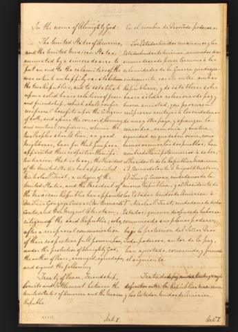 Treaty of Guadalupe Hidalgo