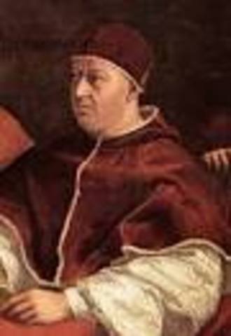 pope leo X