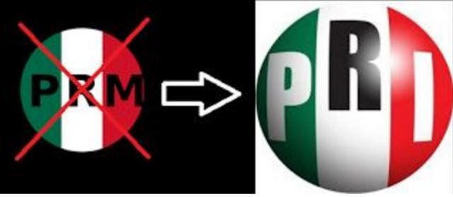 PRM se transforma en PRI