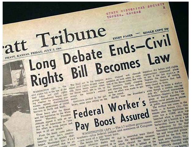 CivilRights Act of 1964 passed