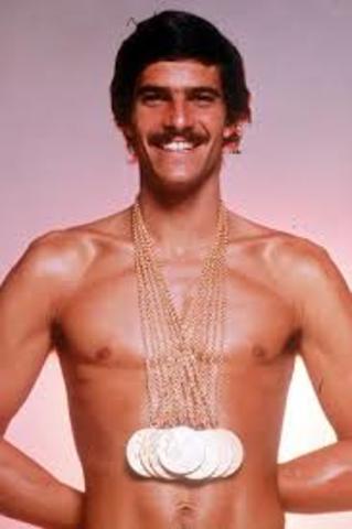 Mark Spitz Wins 7 Olympic gold medals