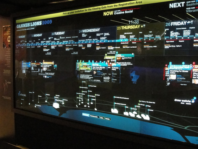 Schematic Touch Wall Debuts in Cannes