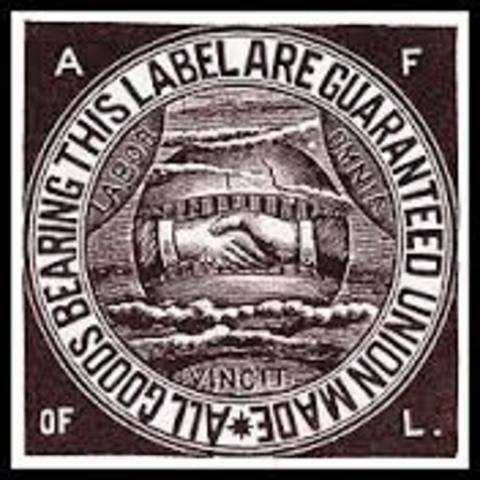 AFL (american Federation of Labor) is created