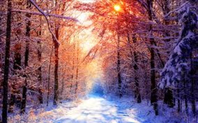 After months of darckness the sun finally comes out