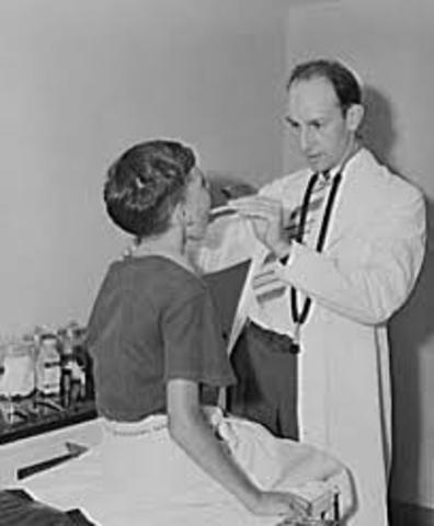 Doctor Arrives at camp