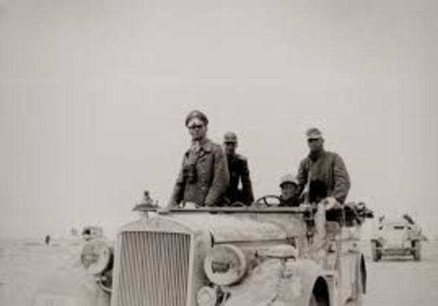 Rommel takes contol of libya