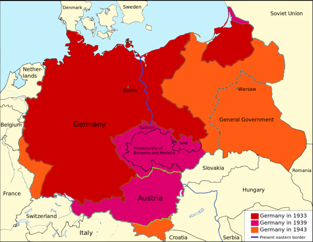 Hitler declares Austria part of Third Reich