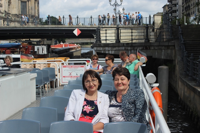 Экскурсия по Берлину на катере.