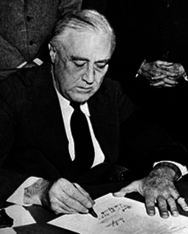 US Congress declares war on Japan