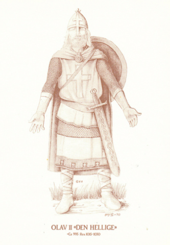 Olav den Hellige kommer til makten og gjør Norge kristent