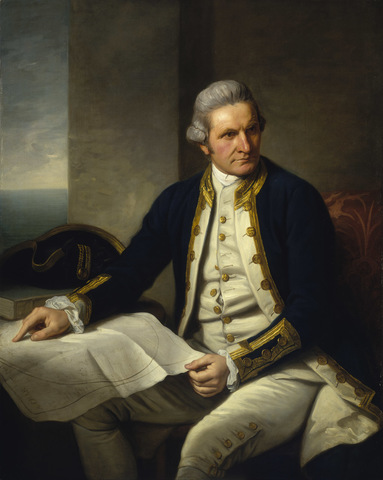 Captain James Cook claims Australia for the British Crown
