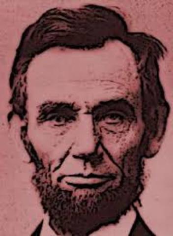 Abe lincoln is elected President.