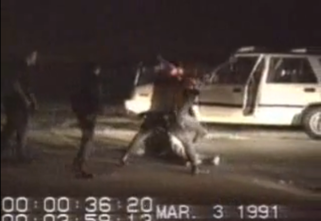 The beating of Rodney King