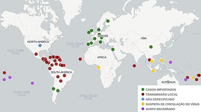 Atingindo outros Paises