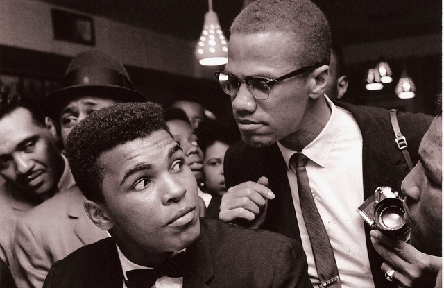 Cassius Clay and Malcom X