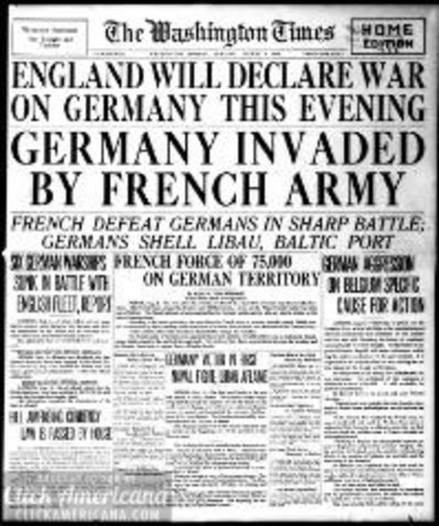 Germany Declares War on France