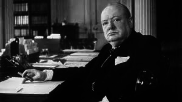 Churchill Is elected prime minister in England