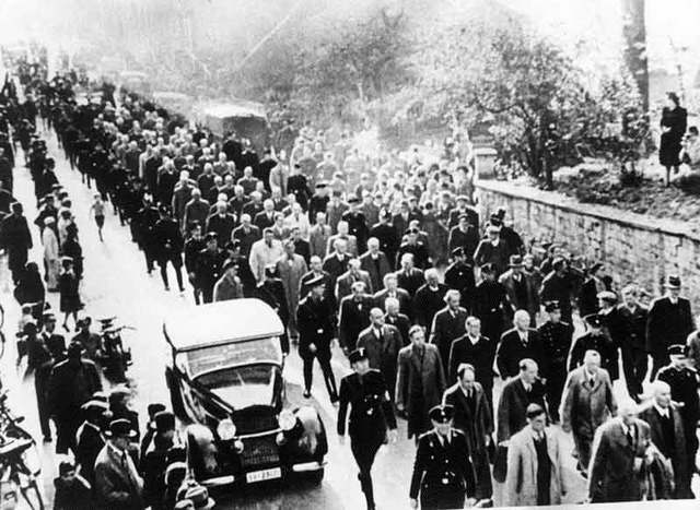 Kristallnacht riots across Germany