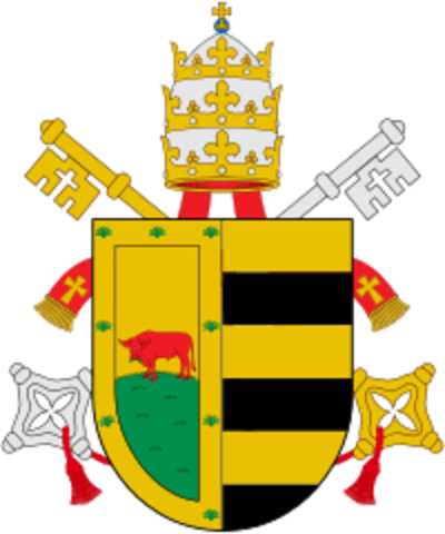 Escudo papal de Alejandro VI.