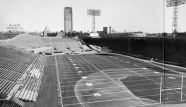 Patriots' first home field