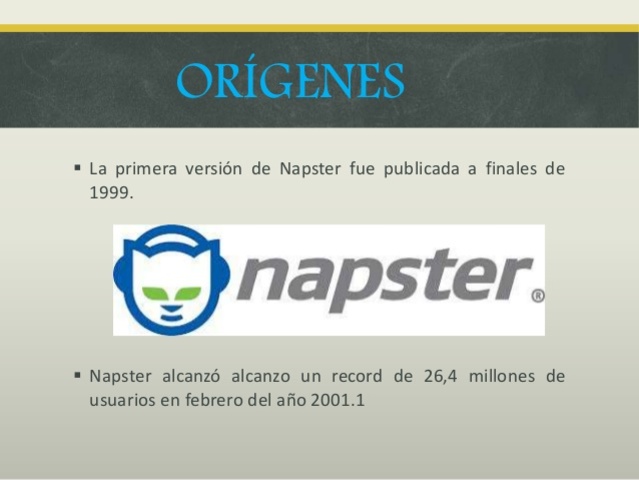 Se publica la primera version Napster