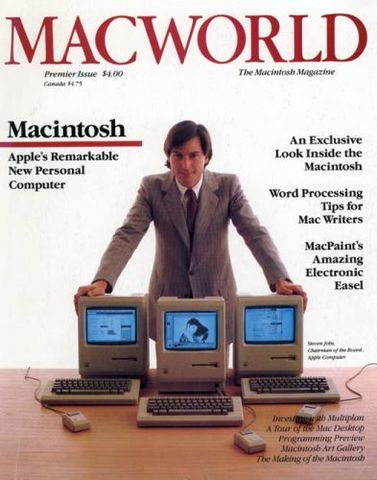 Steve Jobs e o Macintosh 128k