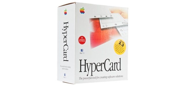 Apple desenvolve o Hypercard