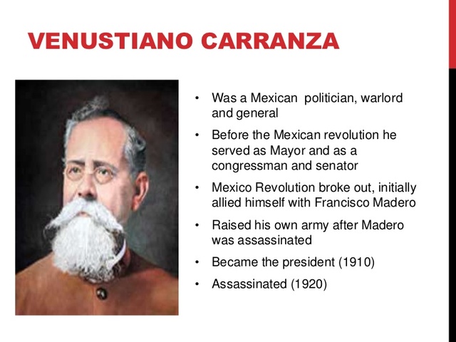 Carranza flees to Veracruz