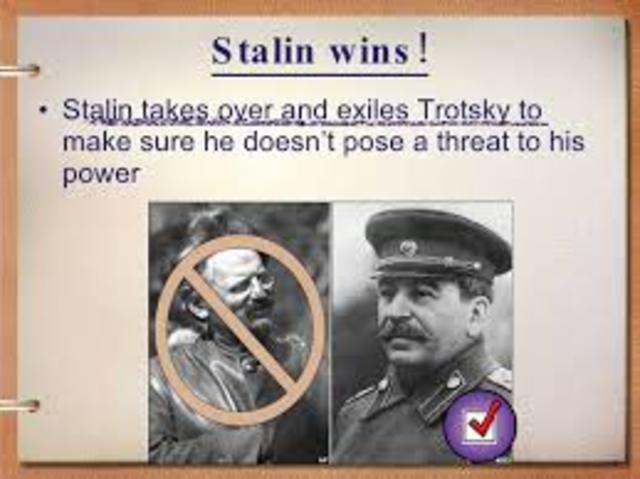 Stalin takes over Russia