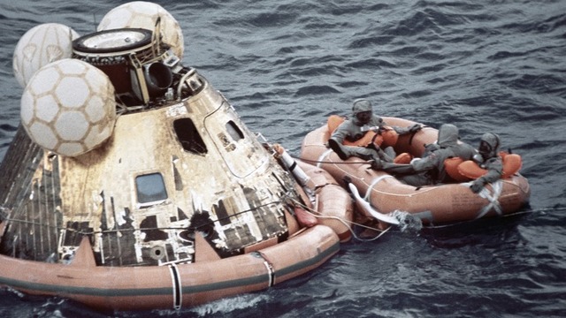 America wins the Space Race.