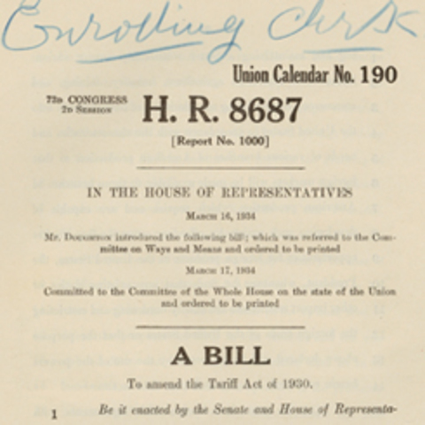 Reciprocal Trade Agreements Act passed