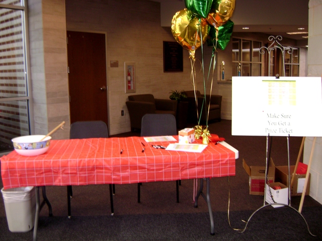 Don't forget to get your raffle ticket.