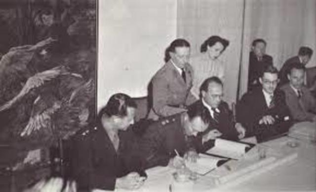 Armistice signed with Egypt.